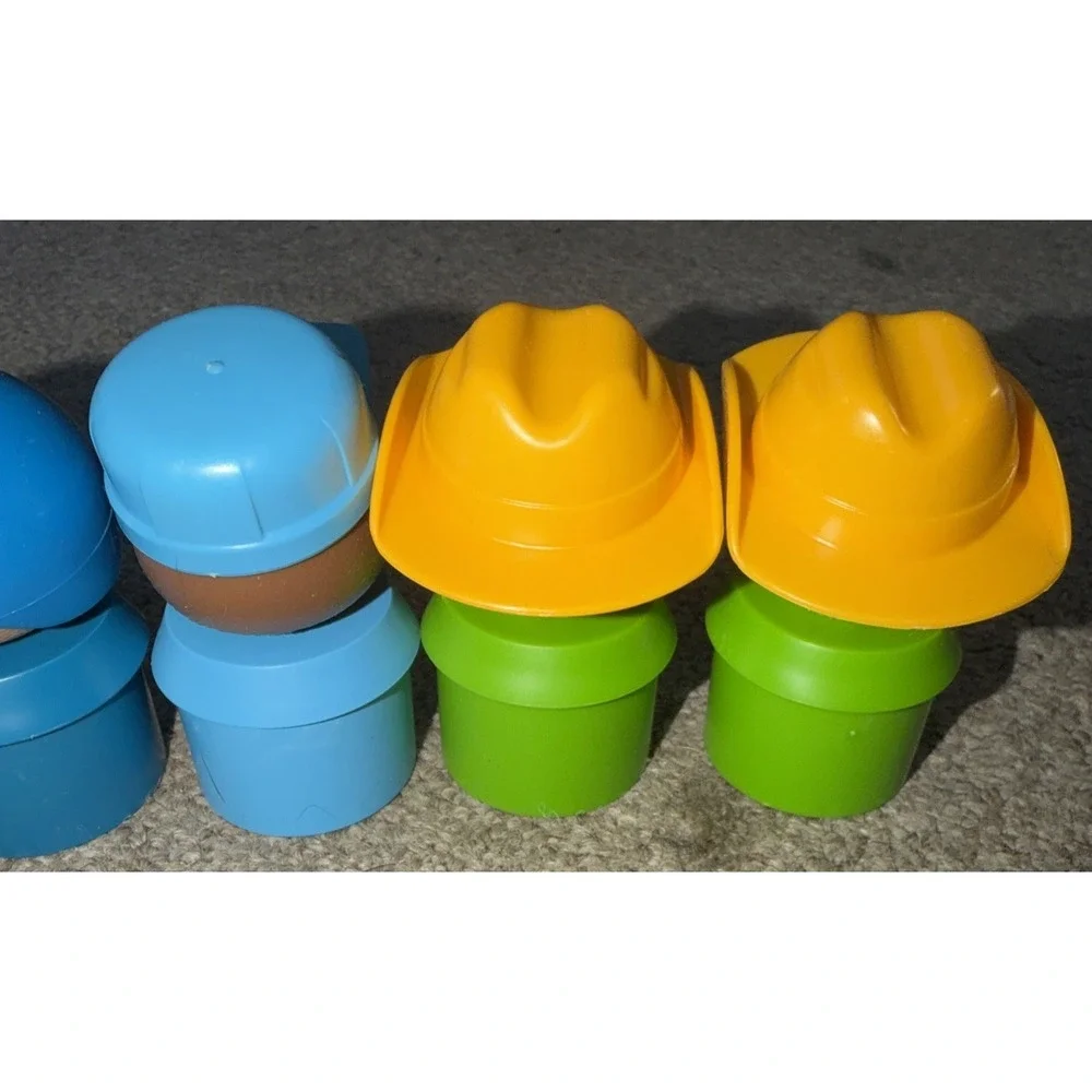 Vintage Tupperware Toys 1980's LI'L TUPPERS People 7 Figures All Brand New